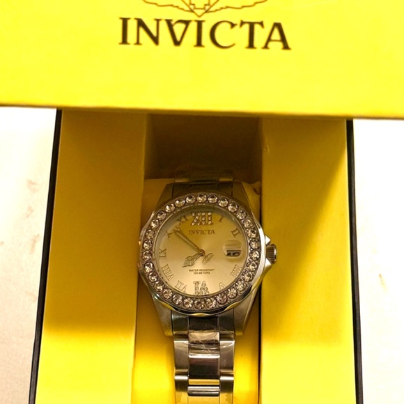 WOMENS INVICT Swarovski Created Diamonds ENCRUSTED WATCH - Picture 2 of 2